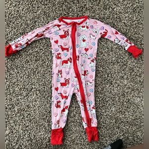 Little sleepies valentine pup sleeper